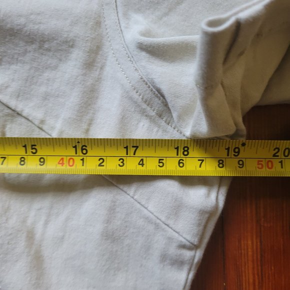 Lafei-Nier Cotton Embellished Shirt, ~Sz Medium - Picture 6 of 8